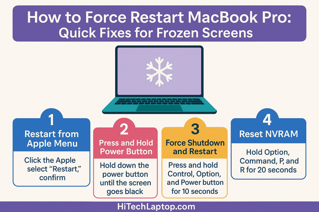 How to Force Restart Macbook Pro: Quick Fixes for Frozen Screens