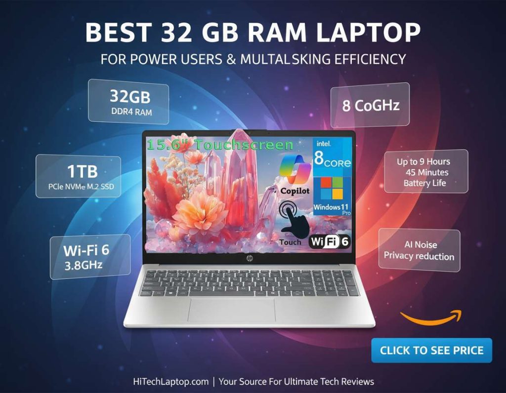 Best 32 Gb Ram Laptop for Power Users and Multitasking Efficiency